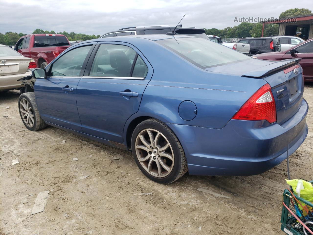 2010 Ford Fusion Se Blue vin: 3FAHP0HGXAR360237