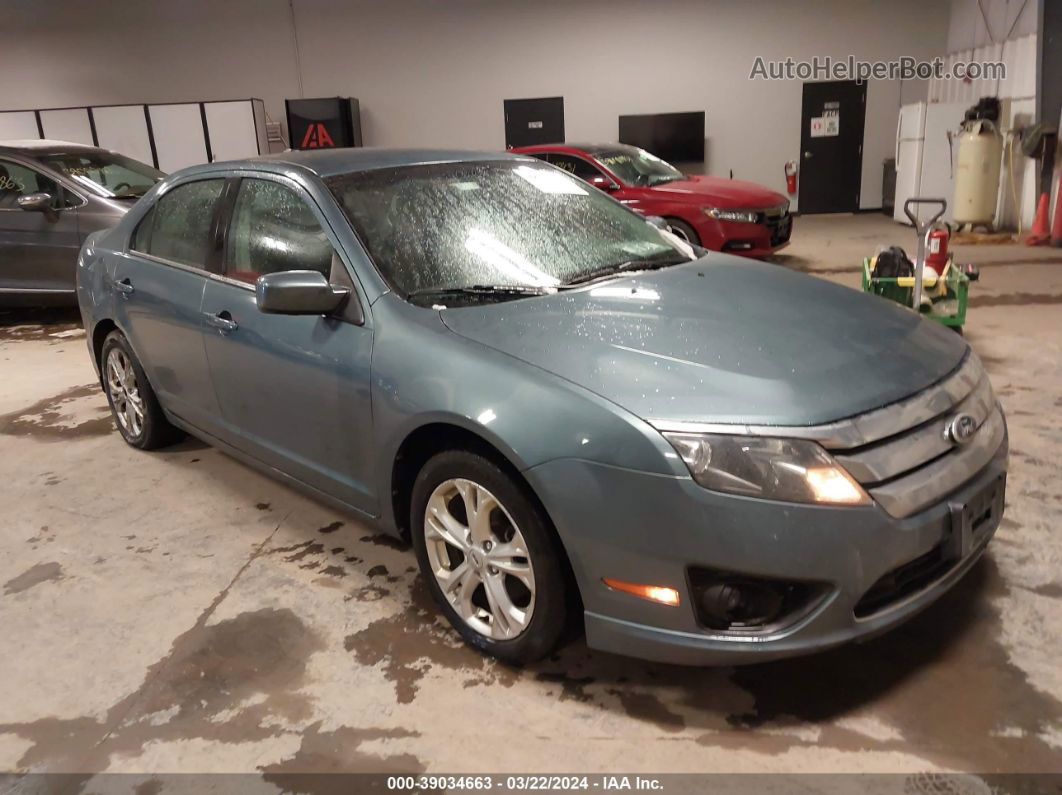 2012 Ford Fusion Se Blue vin: 3FAHP0HGXCR420665