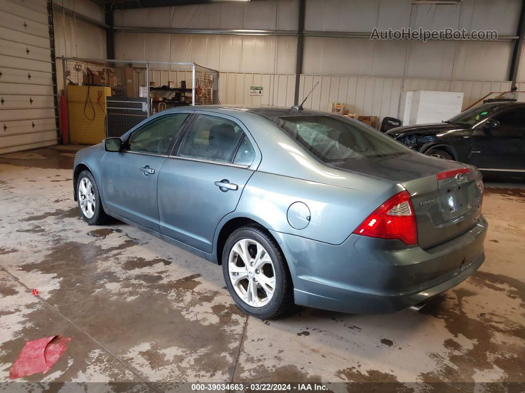 2012 Ford Fusion Se Blue vin: 3FAHP0HGXCR420665