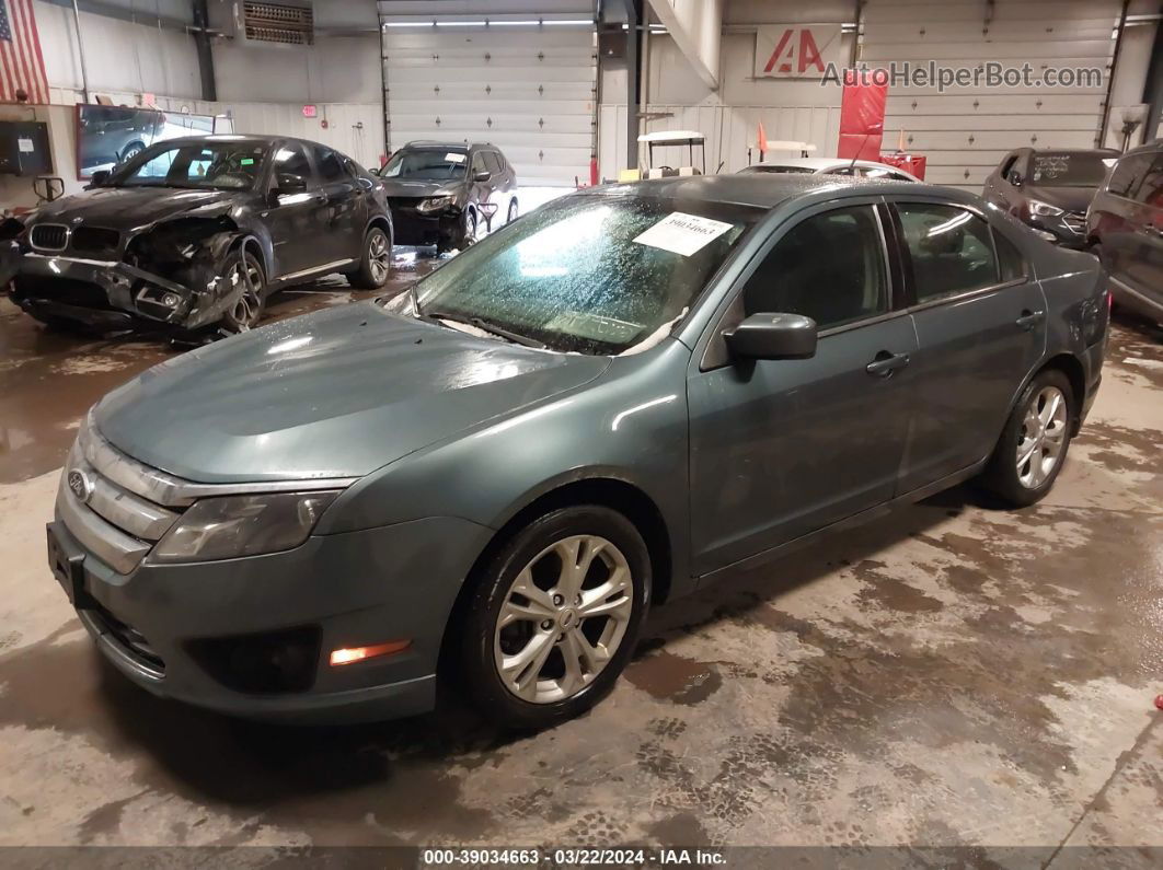 2012 Ford Fusion Se Blue vin: 3FAHP0HGXCR420665