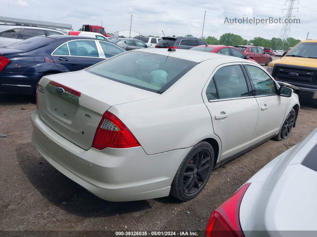 2012 Ford Fusion Sel White vin: 3FAHP0JA0CR136855