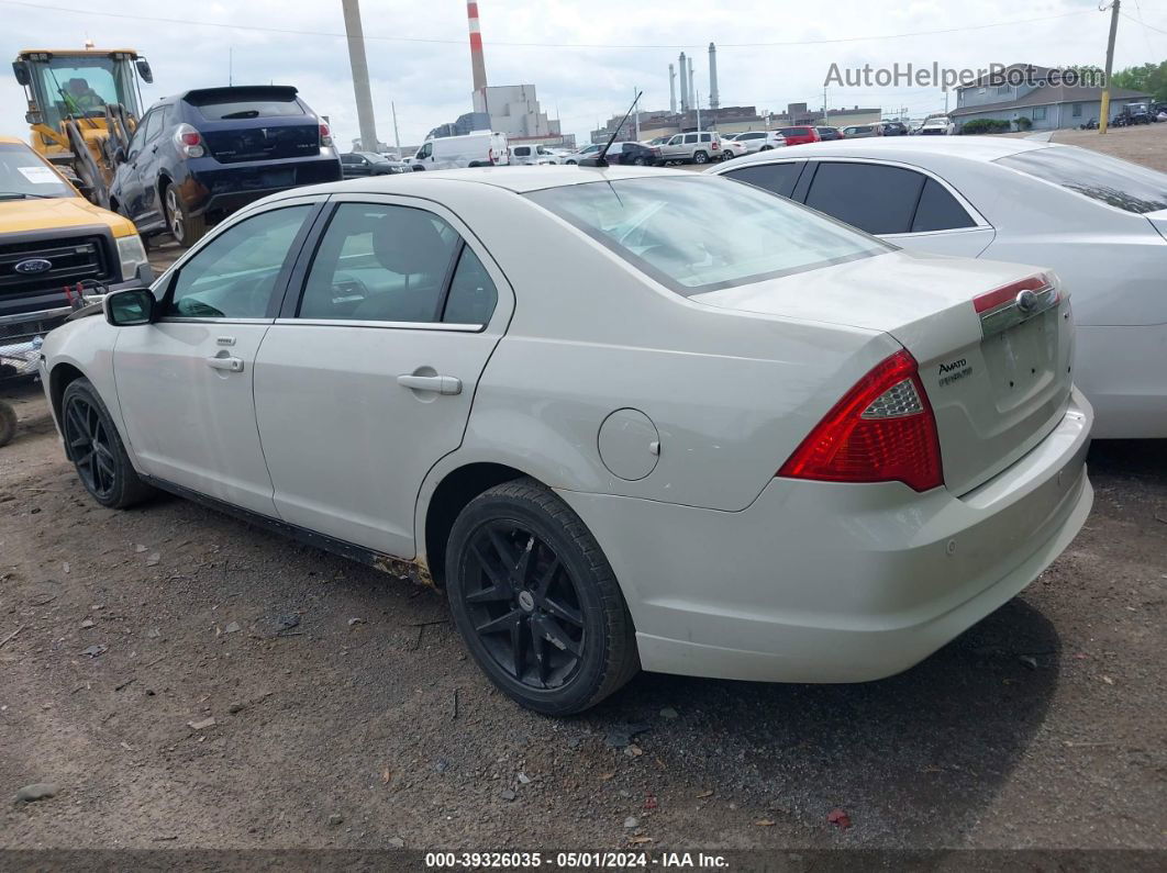 2012 Ford Fusion Sel White vin: 3FAHP0JA0CR136855