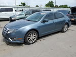 2012 Ford Fusion Sel Синий vin: 3FAHP0JA0CR220495