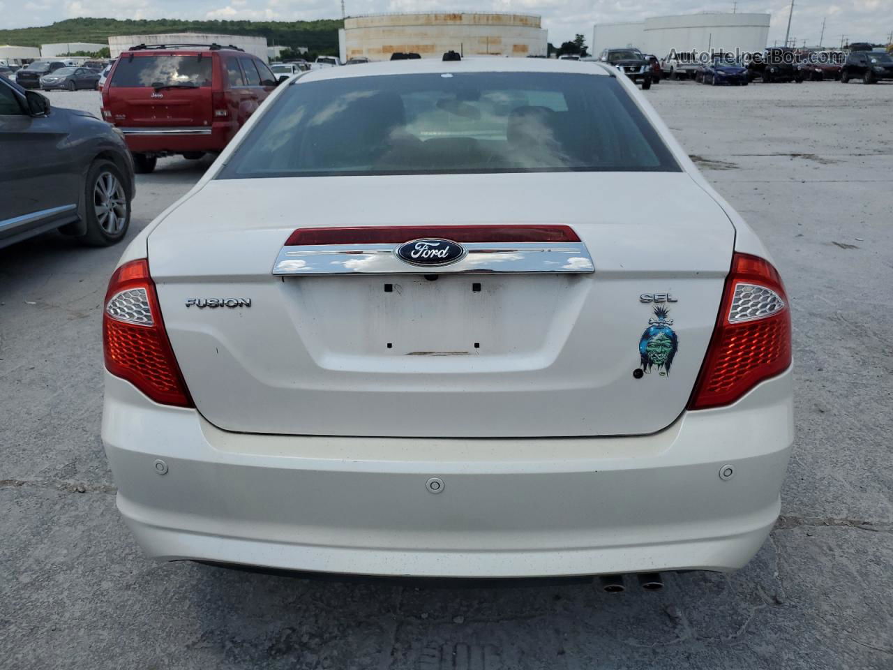 2012 Ford Fusion Sel White vin: 3FAHP0JA0CR251407