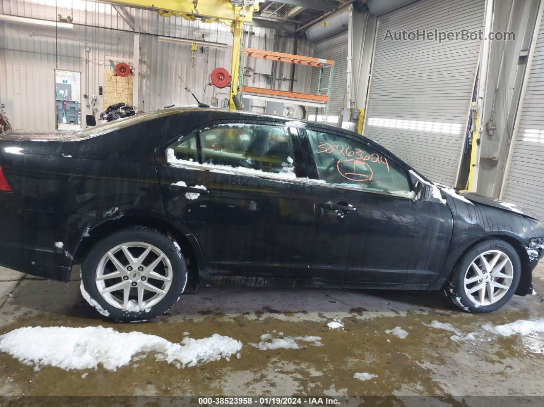 2012 Ford Fusion Sel Черный vin: 3FAHP0JA0CR316255