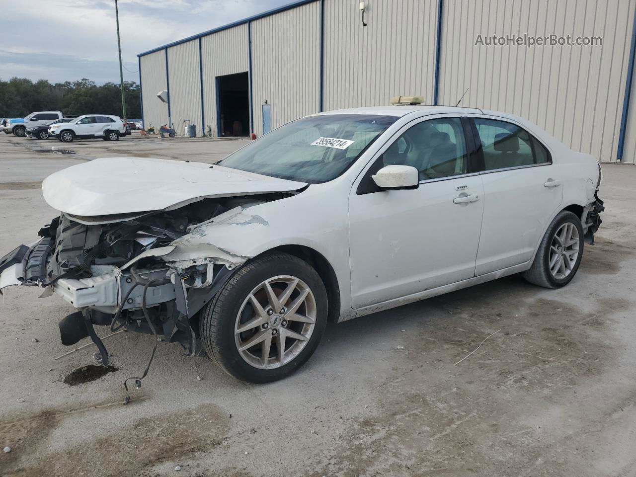 2012 Ford Fusion Sel White vin: 3FAHP0JA0CR336988