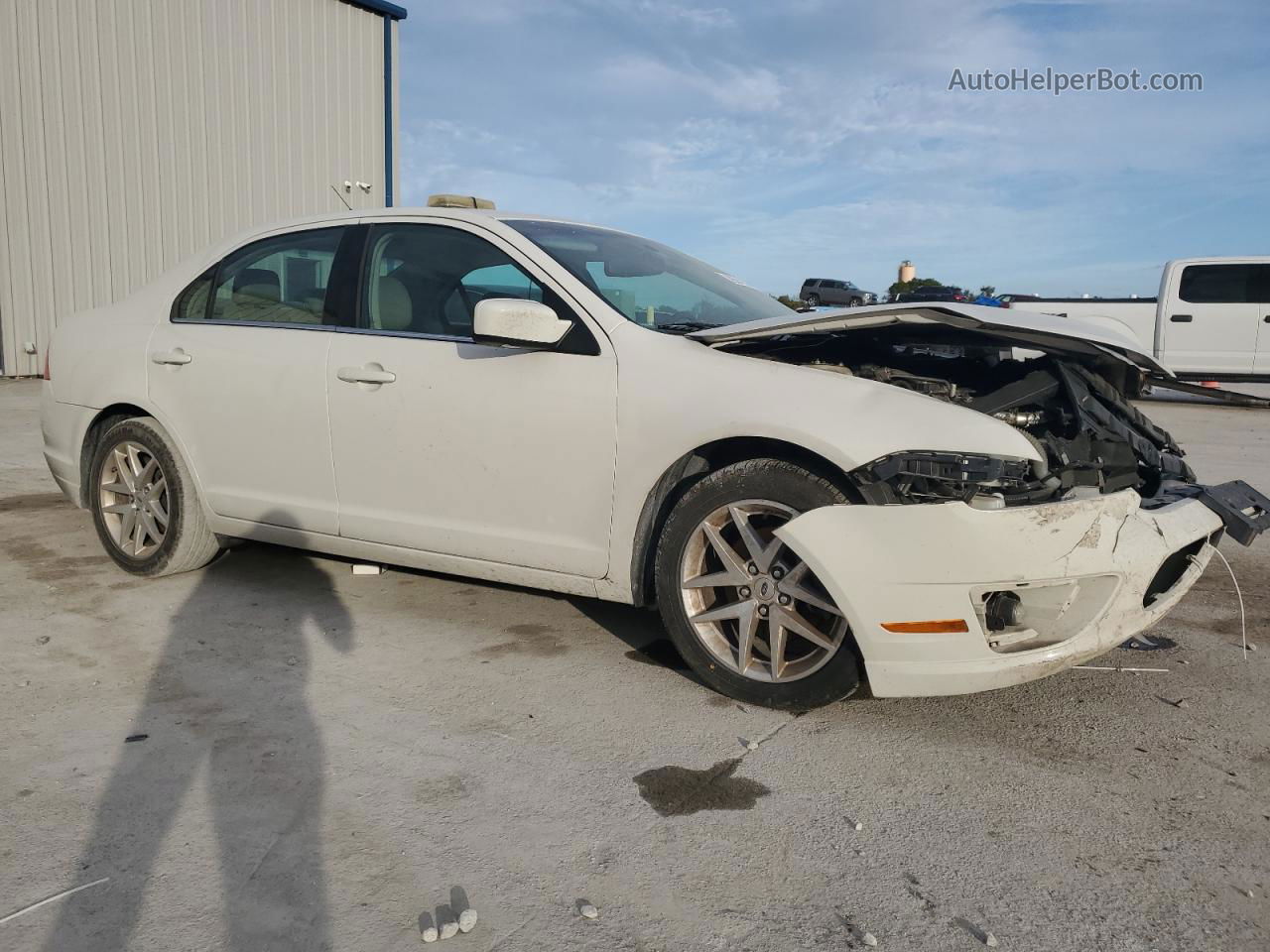 2012 Ford Fusion Sel White vin: 3FAHP0JA0CR336988