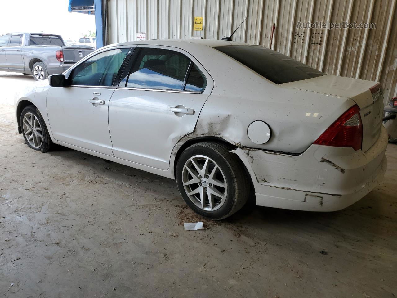 2012 Ford Fusion Sel White vin: 3FAHP0JA0CR425752