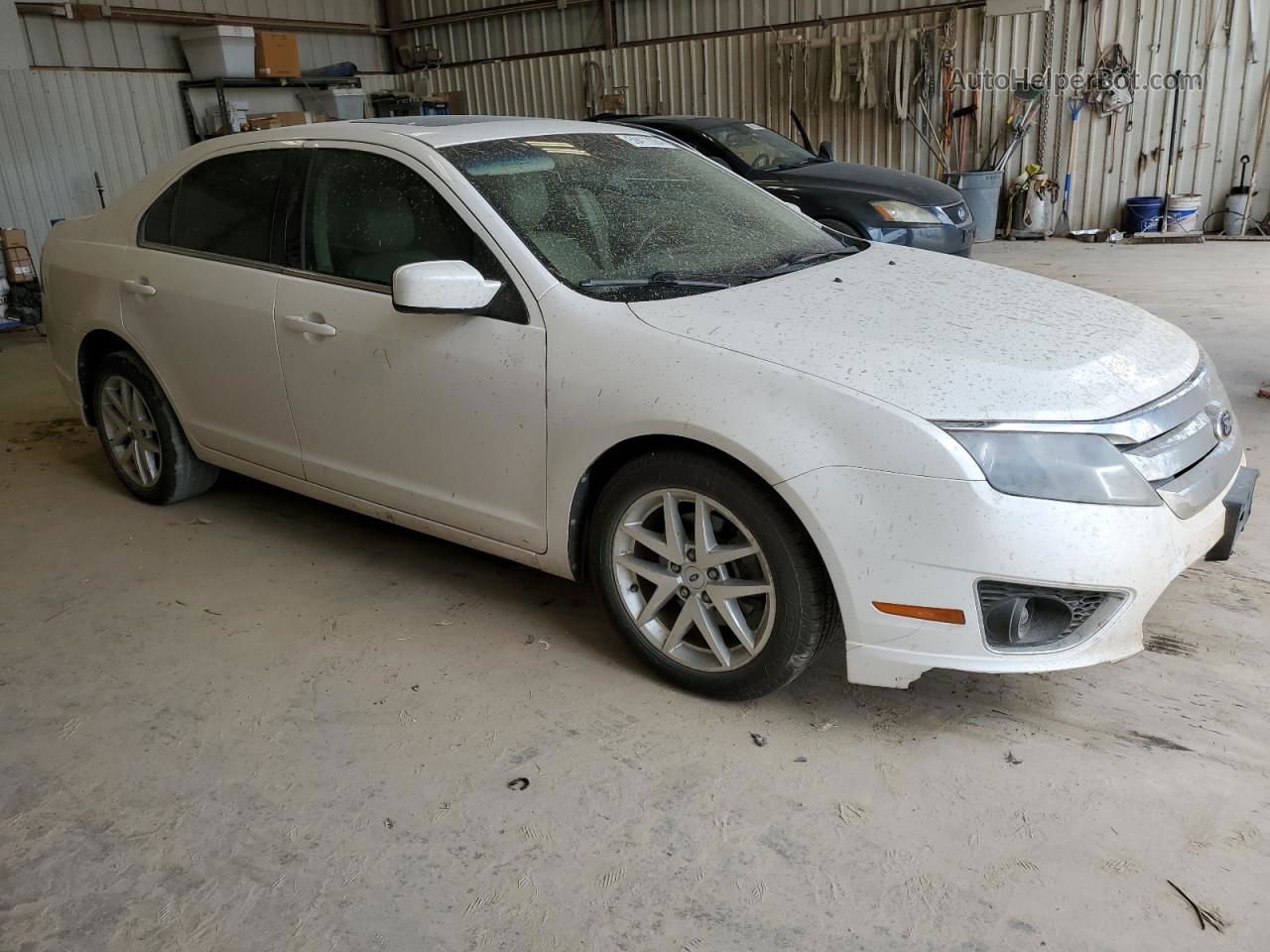 2012 Ford Fusion Sel White vin: 3FAHP0JA0CR425752