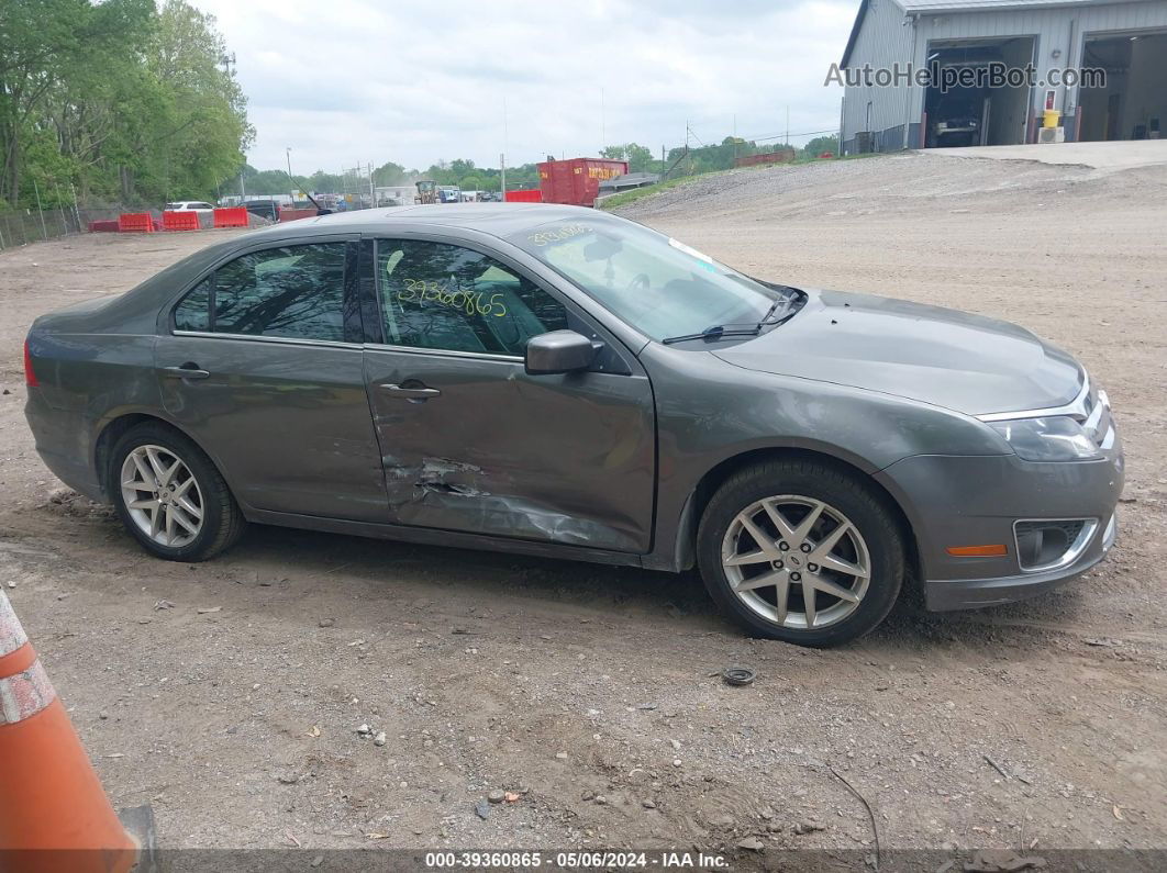 2012 Ford Fusion Sel Gray vin: 3FAHP0JA0CR444561