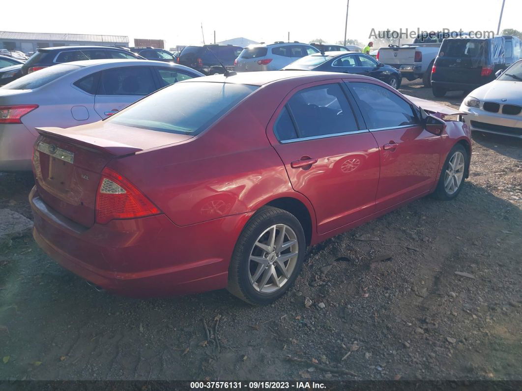 2010 Ford Fusion Sel Бордовый vin: 3FAHP0JA1AR312390