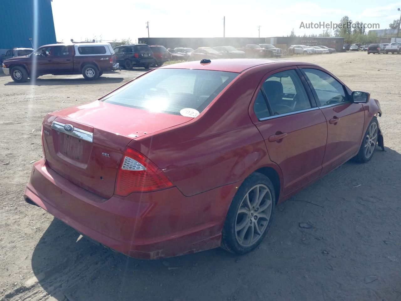 2010 Ford Fusion Sel Красный vin: 3FAHP0JA1AR315872