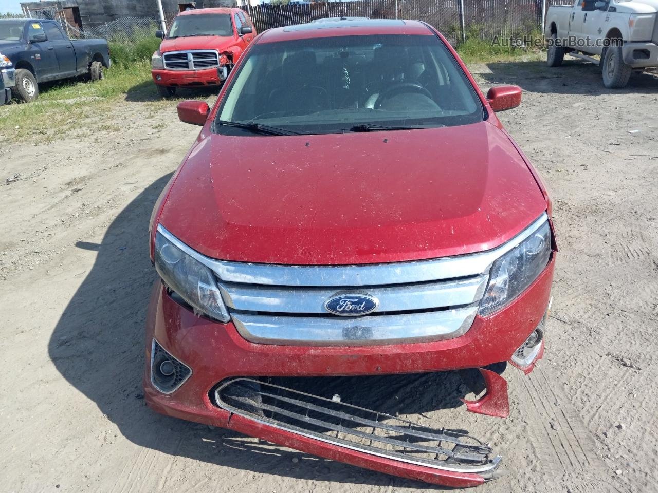 2010 Ford Fusion Sel Red vin: 3FAHP0JA1AR315872
