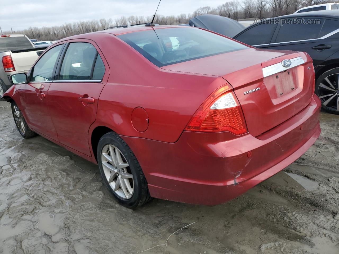 2010 Ford Fusion Sel Red vin: 3FAHP0JA1AR393505