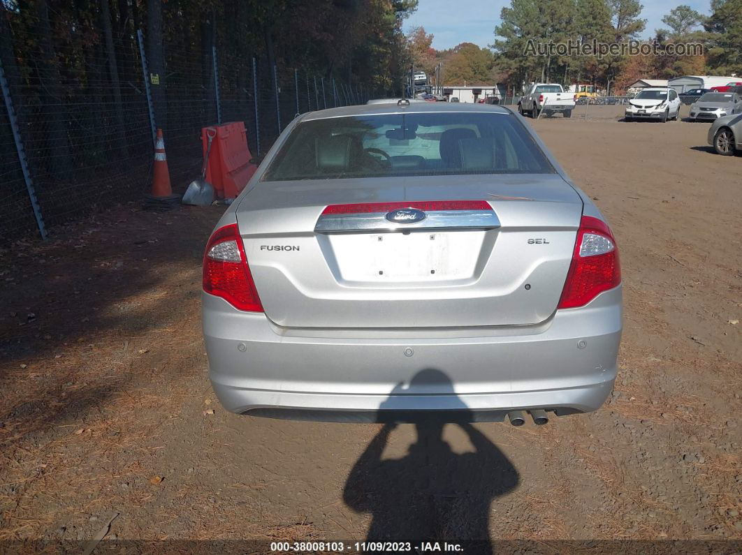 2012 Ford Fusion Sel Silver vin: 3FAHP0JA1CR105775