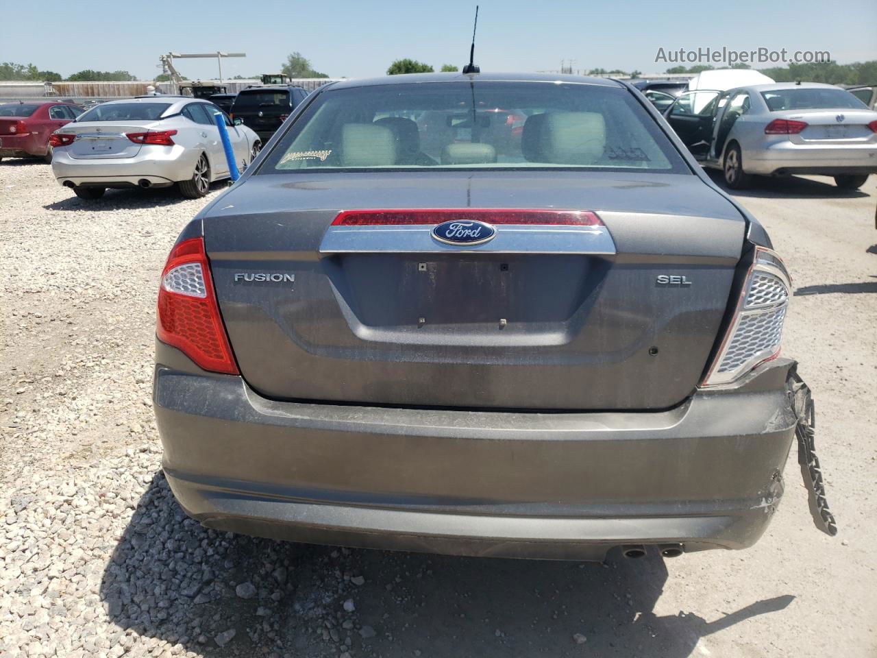 2012 Ford Fusion Sel Gray vin: 3FAHP0JA1CR126030