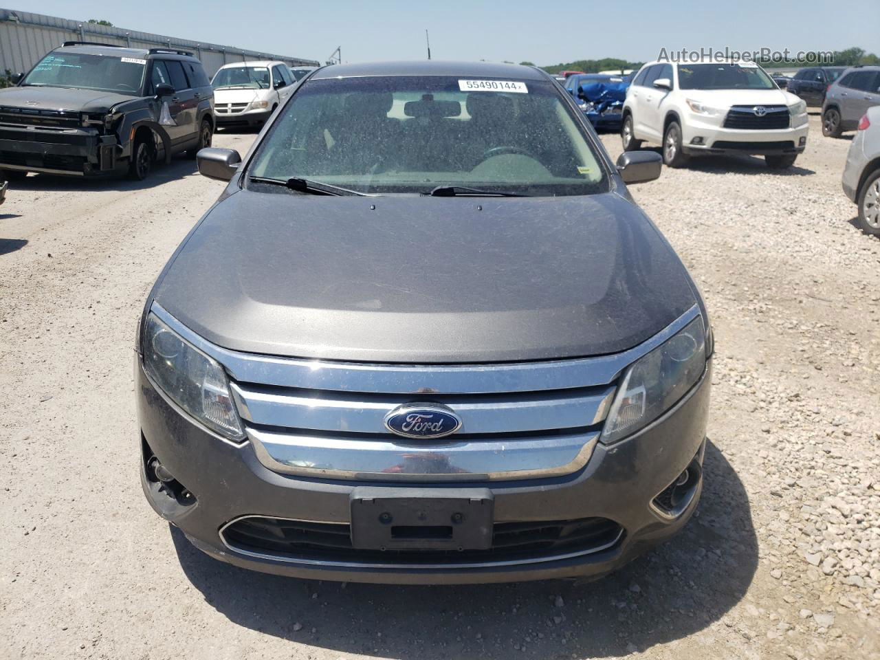 2012 Ford Fusion Sel Gray vin: 3FAHP0JA1CR126030