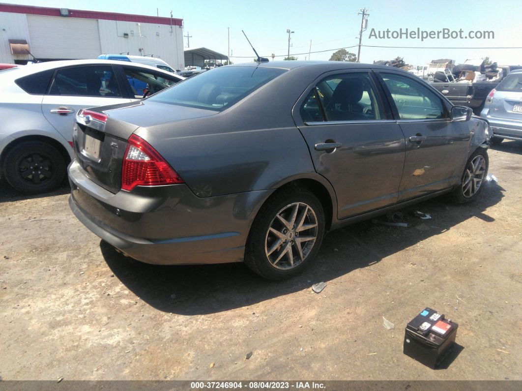 2012 Ford Fusion Sel Gray vin: 3FAHP0JA1CR130773