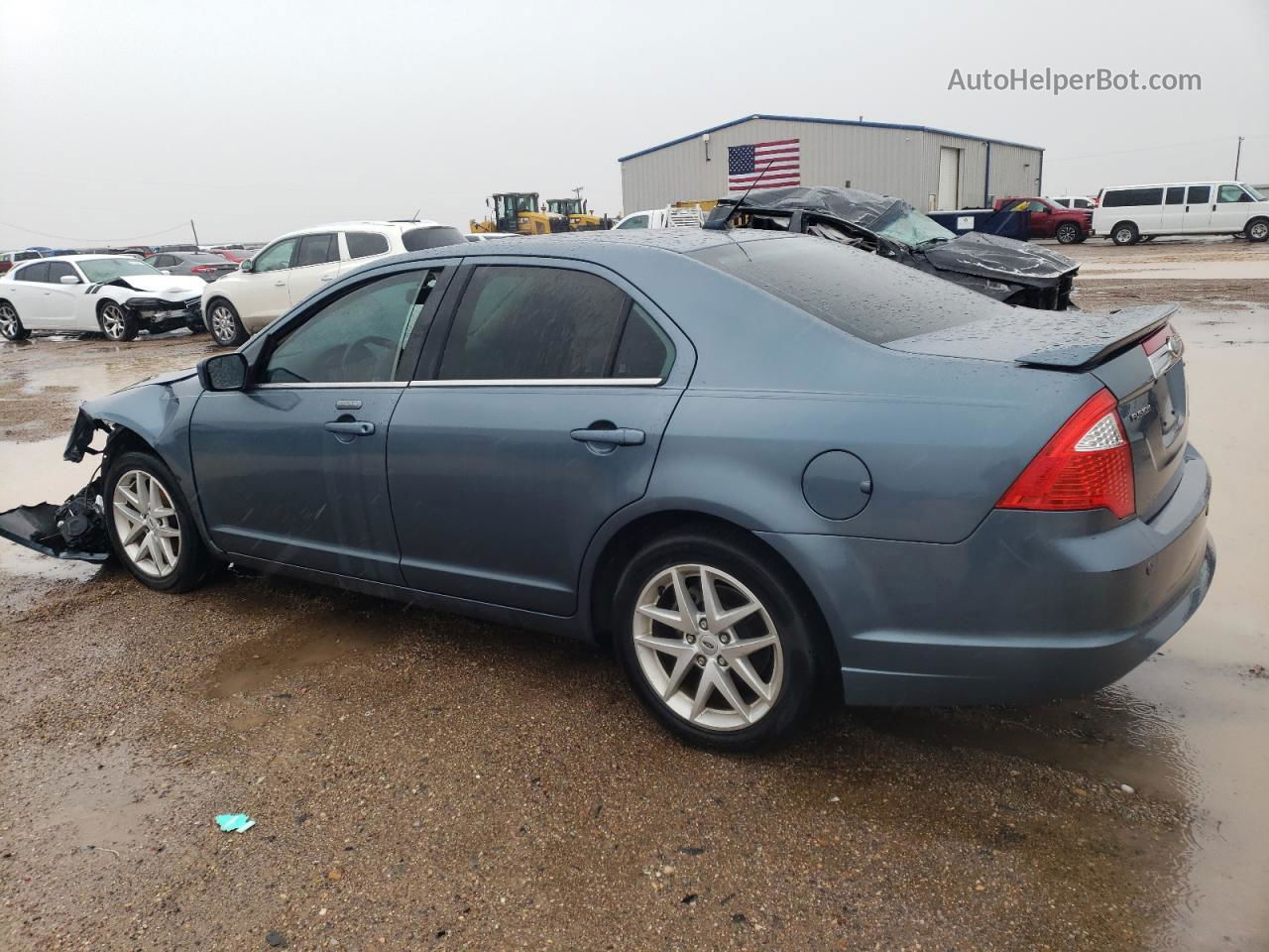 2012 Ford Fusion Sel Blue vin: 3FAHP0JA1CR158525