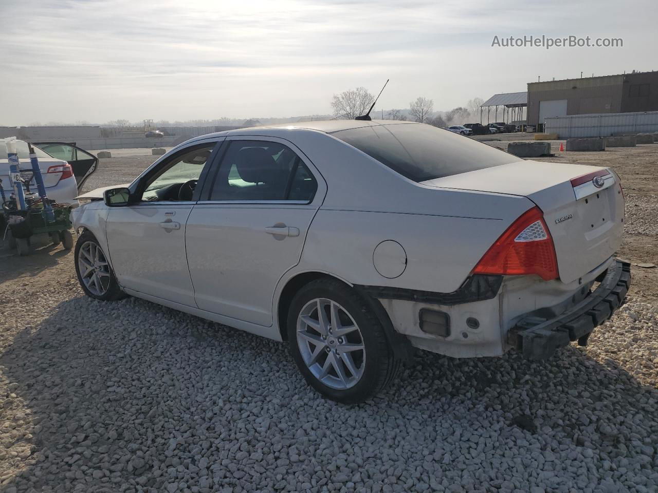 2012 Ford Fusion Sel White vin: 3FAHP0JA1CR290264