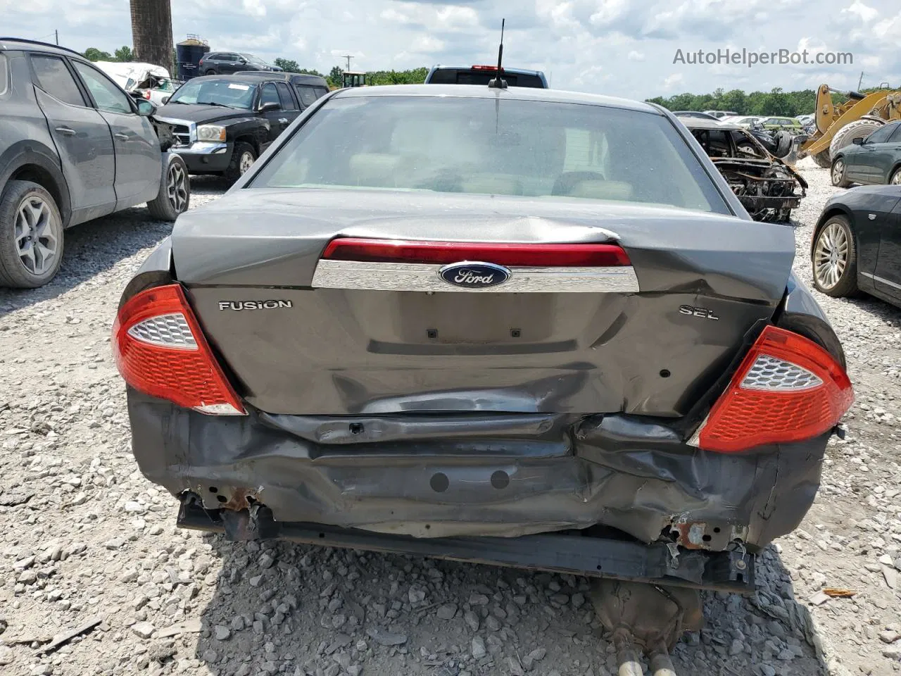 2010 Ford Fusion Sel Gray vin: 3FAHP0JA2AR119553