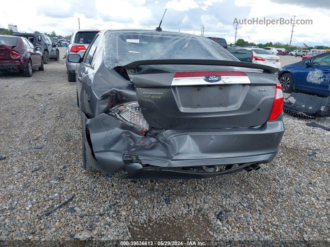 2012 Ford Fusion Sel Серый vin: 3FAHP0JA2CR123461