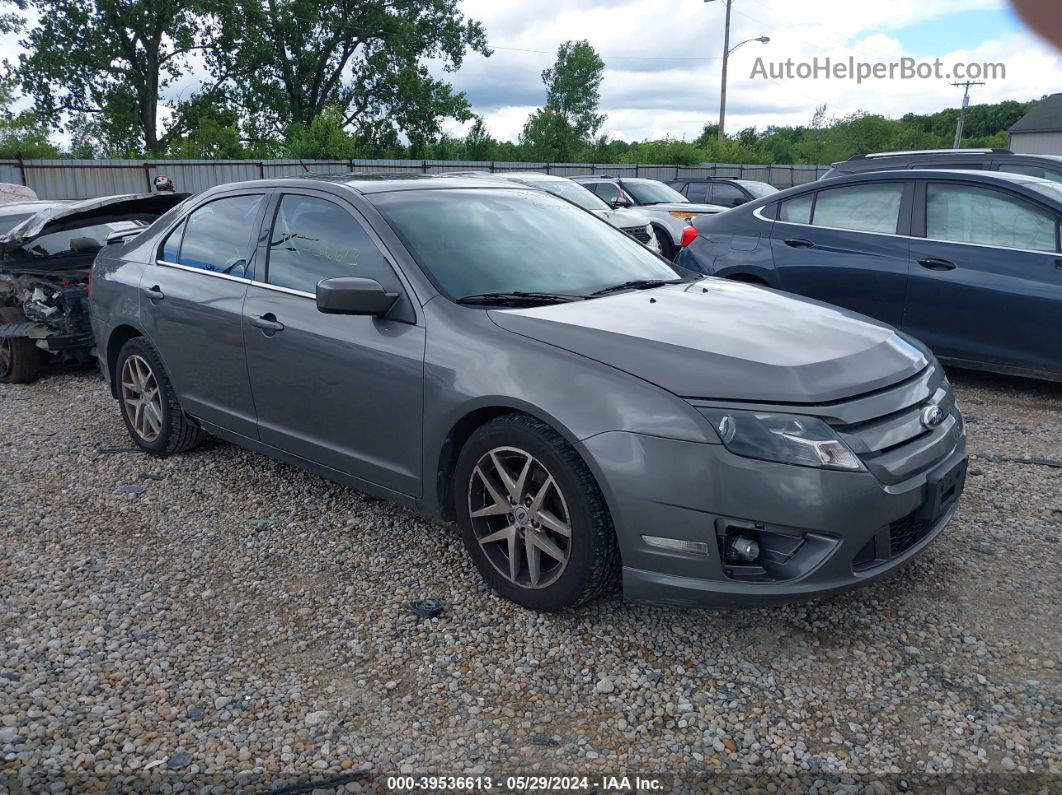 2012 Ford Fusion Sel Gray vin: 3FAHP0JA2CR123461