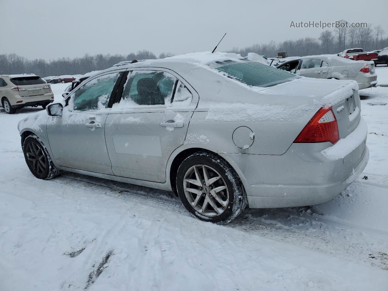 2012 Ford Fusion Sel Silver vin: 3FAHP0JA2CR135982