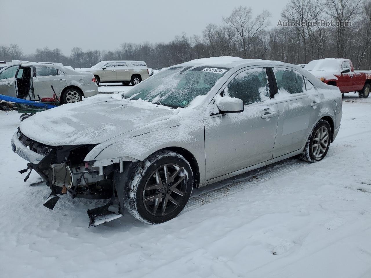 2012 Ford Fusion Sel Silver vin: 3FAHP0JA2CR135982