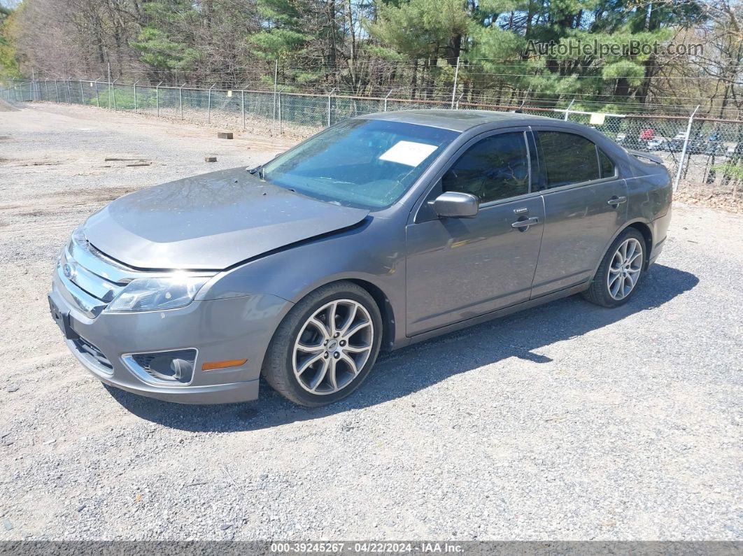 2012 Ford Fusion Sel Gray vin: 3FAHP0JA2CR180260