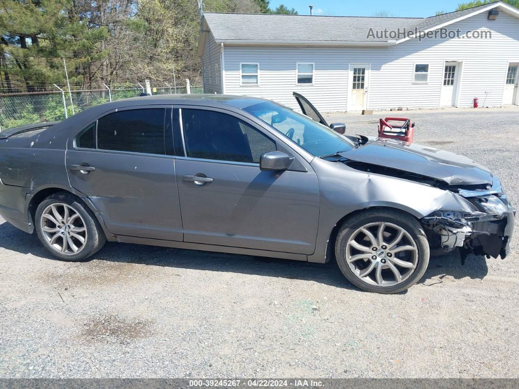 2012 Ford Fusion Sel Gray vin: 3FAHP0JA2CR180260