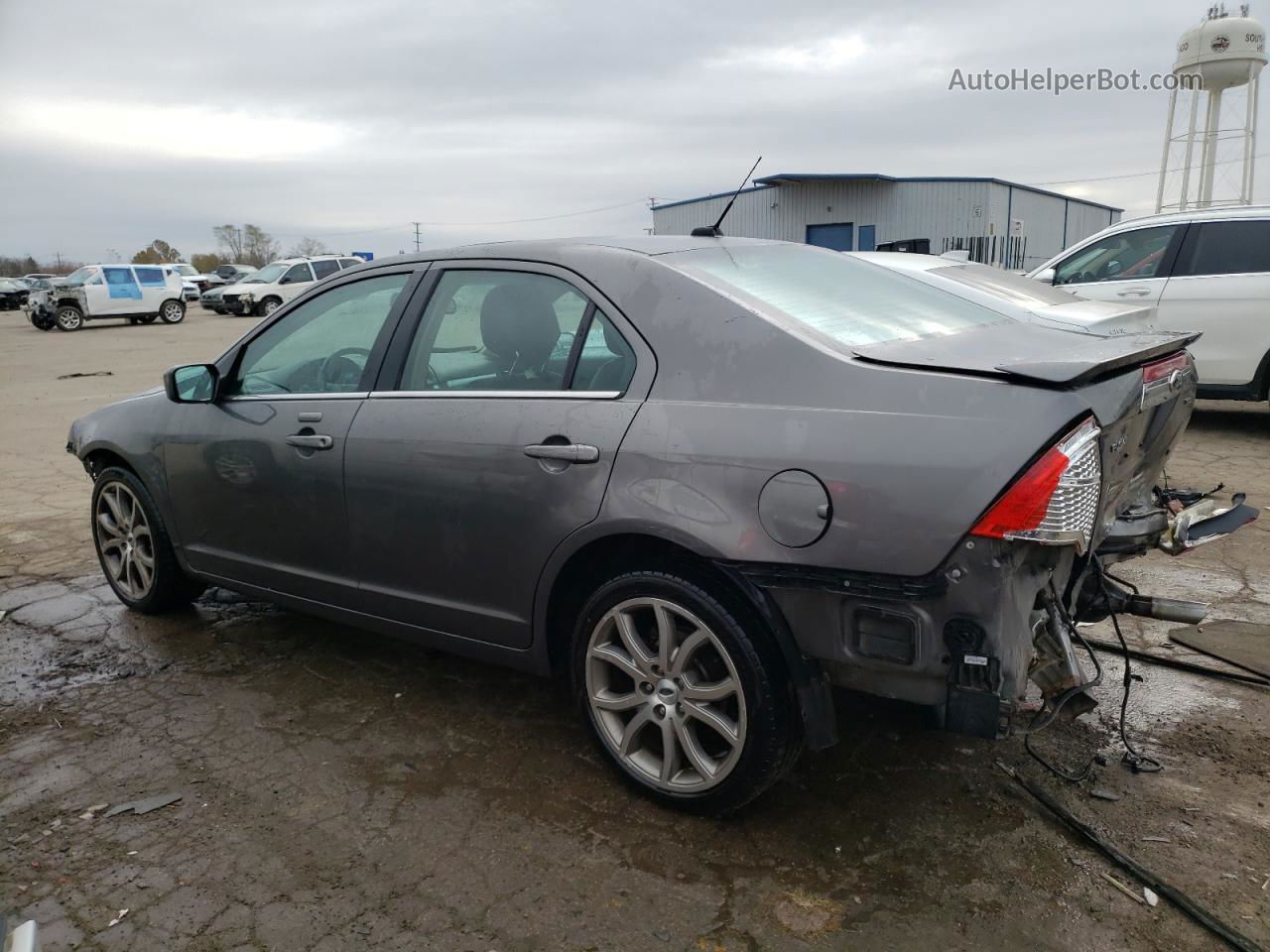 2012 Ford Fusion Sel Gray vin: 3FAHP0JA2CR376201