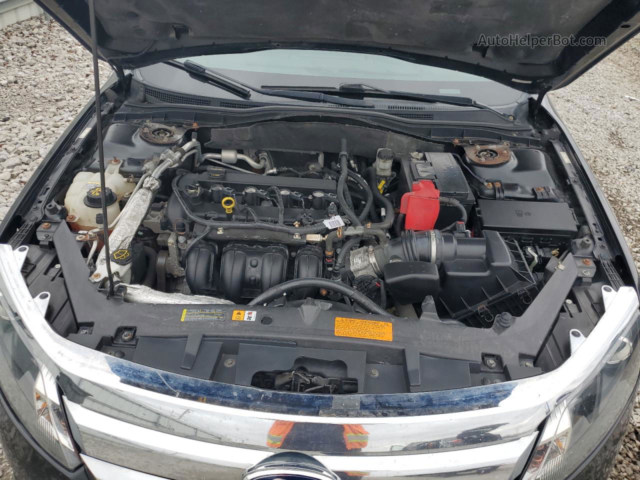 2012 Ford Fusion Sel Черный vin: 3FAHP0JA2CR412355