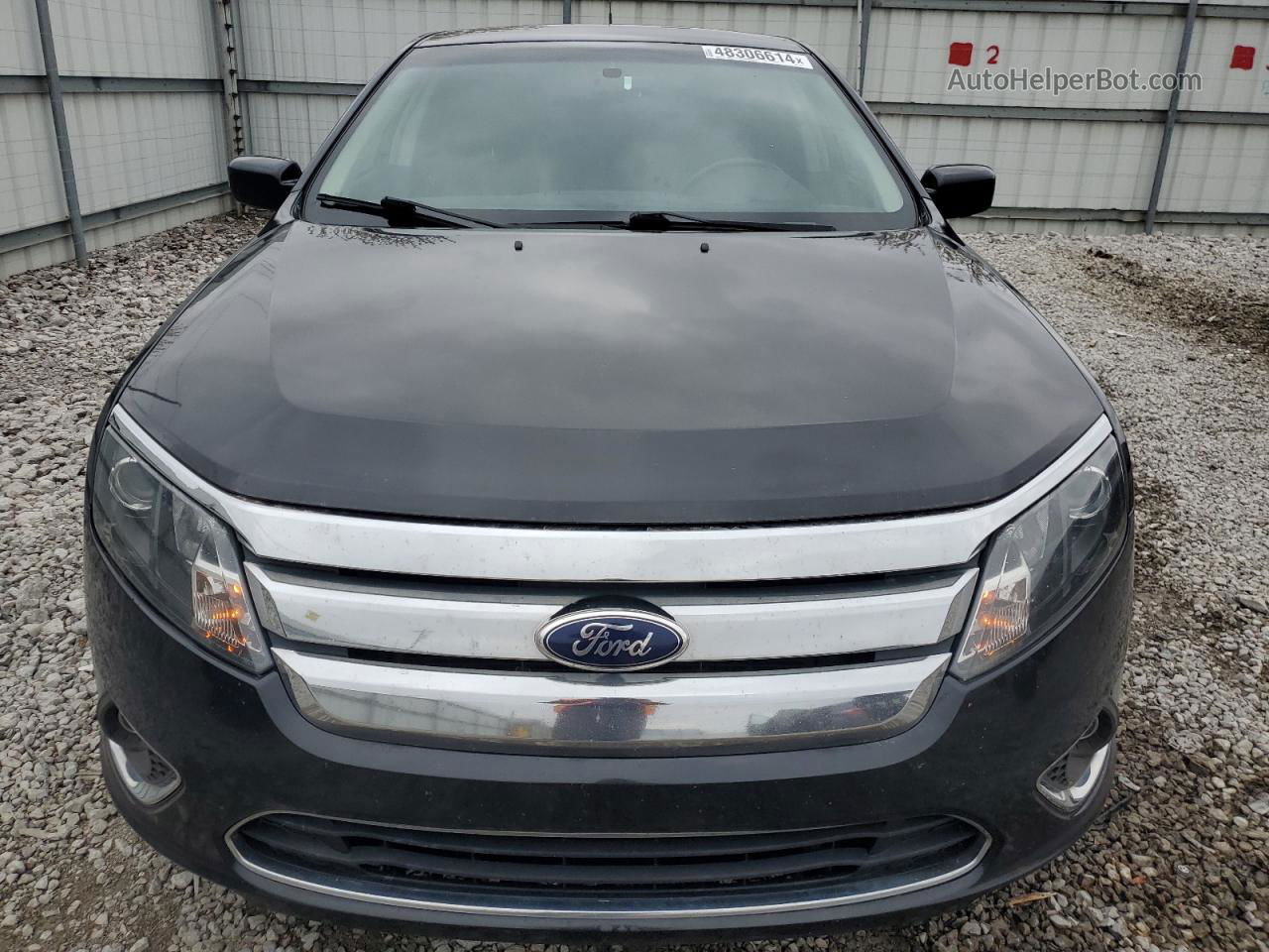 2012 Ford Fusion Sel Черный vin: 3FAHP0JA2CR412355