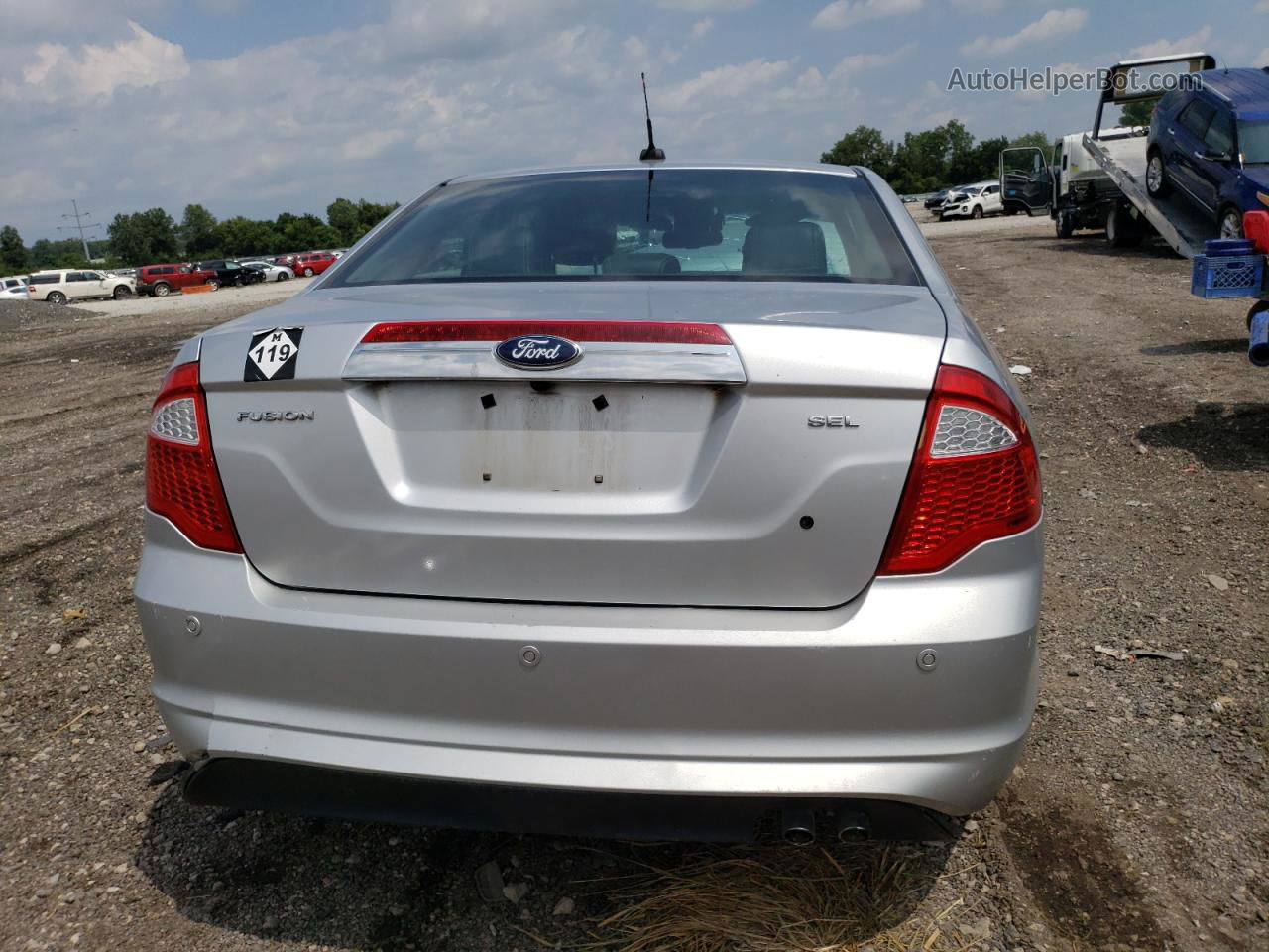 2012 Ford Fusion Sel Silver vin: 3FAHP0JA2CR433965