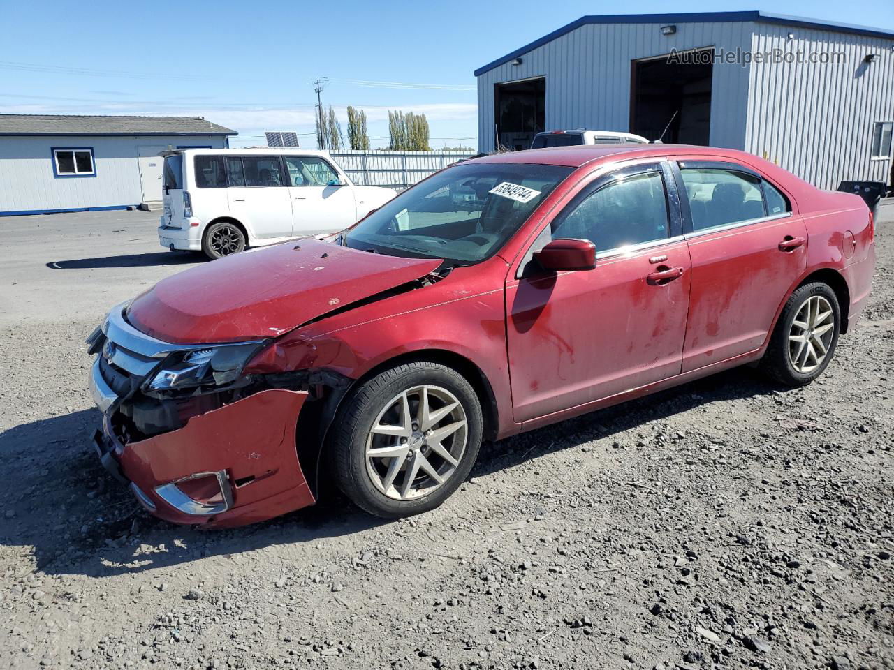 2010 Ford Fusion Sel Red vin: 3FAHP0JA3AR163030