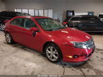 2012 Ford Fusion Sel Red vin: 3FAHP0JA3CR360881