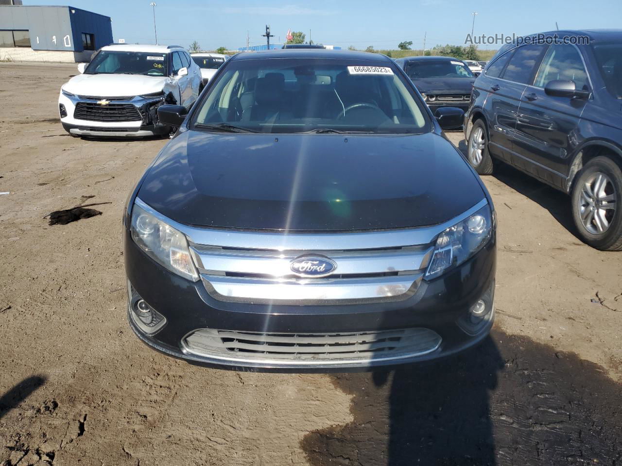 2012 Ford Fusion Sel Black vin: 3FAHP0JA3CR375221