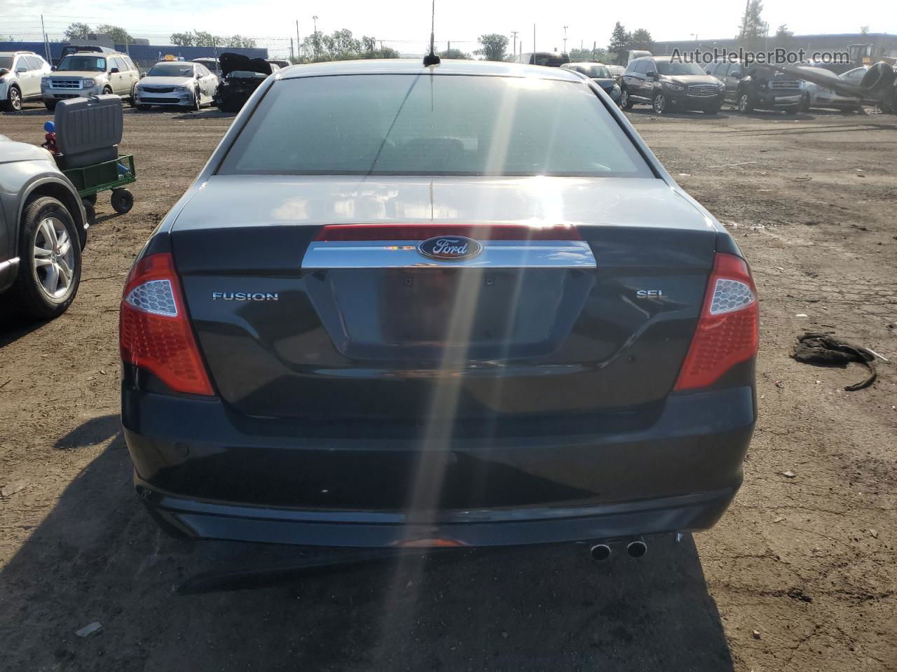 2012 Ford Fusion Sel Black vin: 3FAHP0JA3CR375221