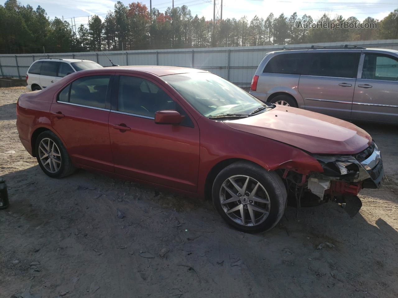 2010 Ford Fusion Sel Red vin: 3FAHP0JA4AR271866