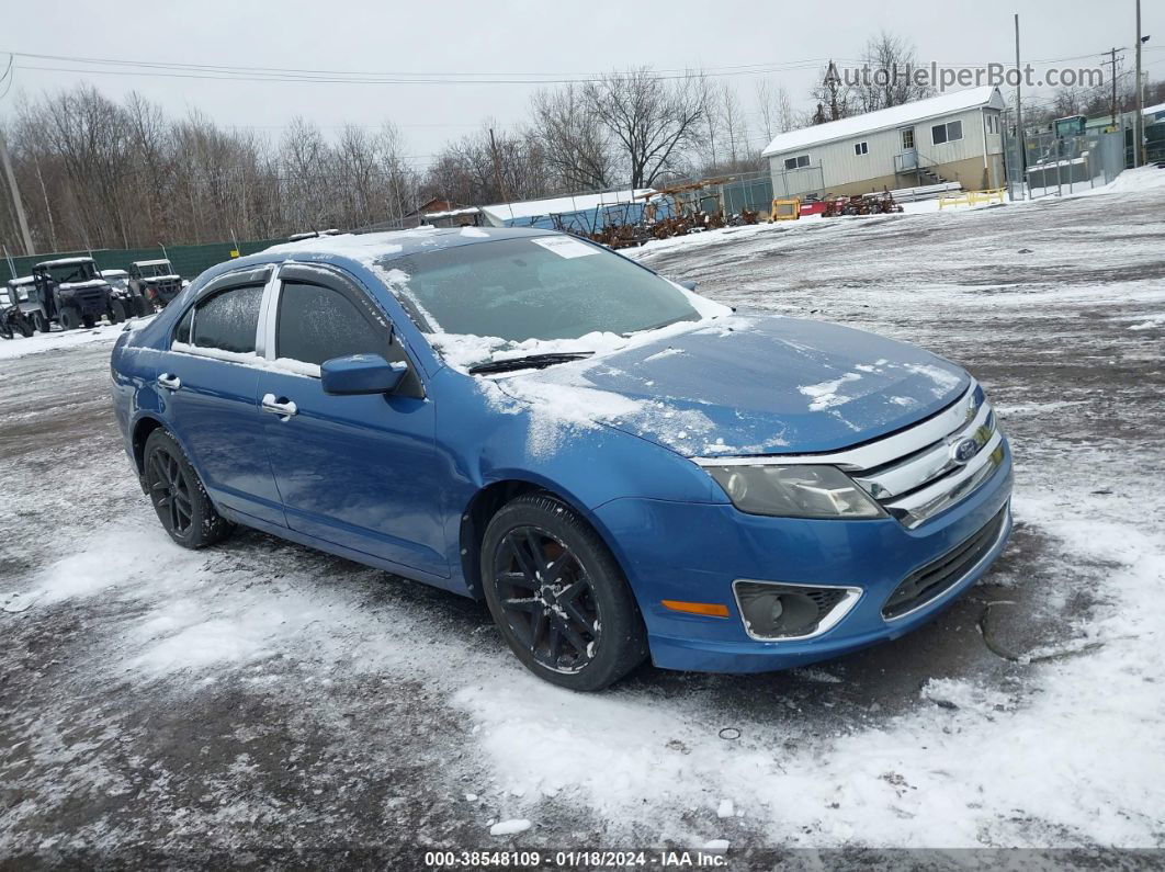 2010 Ford Fusion Sel Blue vin: 3FAHP0JA4AR337509