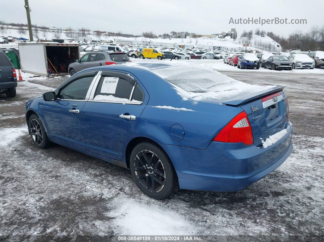 2010 Ford Fusion Sel Blue vin: 3FAHP0JA4AR337509