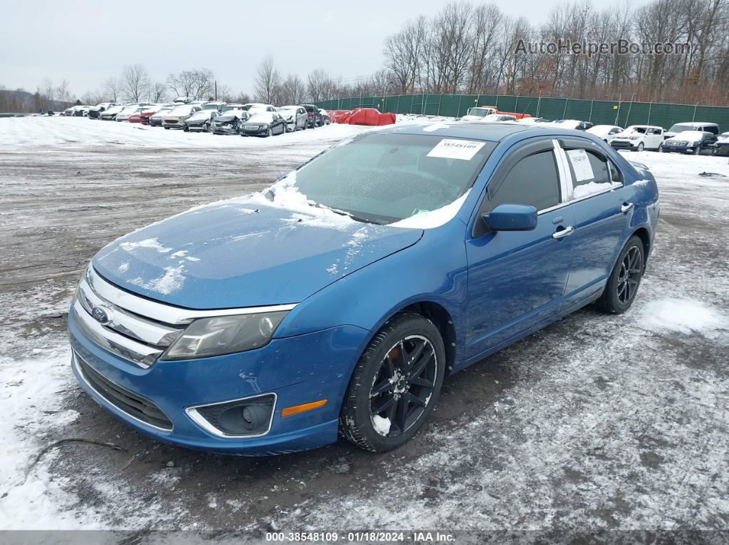 2010 Ford Fusion Sel Blue vin: 3FAHP0JA4AR337509