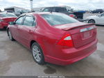 2012 Ford Fusion Sel Red vin: 3FAHP0JA4CR185489