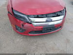 2012 Ford Fusion Sel Red vin: 3FAHP0JA4CR185489