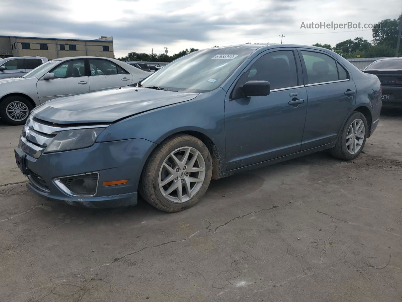 2012 Ford Fusion Sel Blue vin: 3FAHP0JA4CR232312