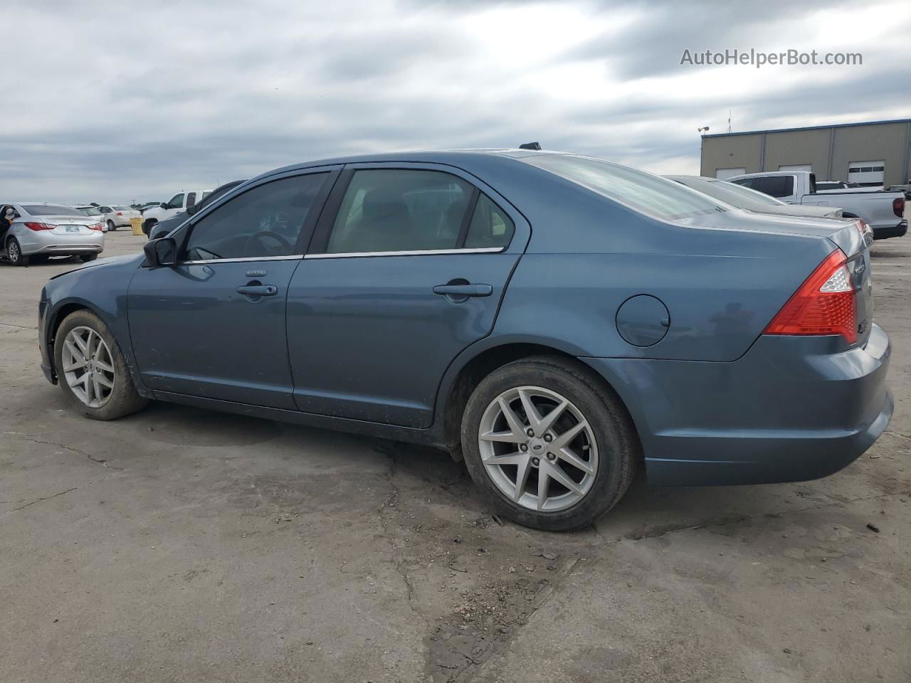 2012 Ford Fusion Sel Blue vin: 3FAHP0JA4CR232312