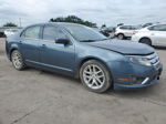 2012 Ford Fusion Sel Blue vin: 3FAHP0JA4CR232312