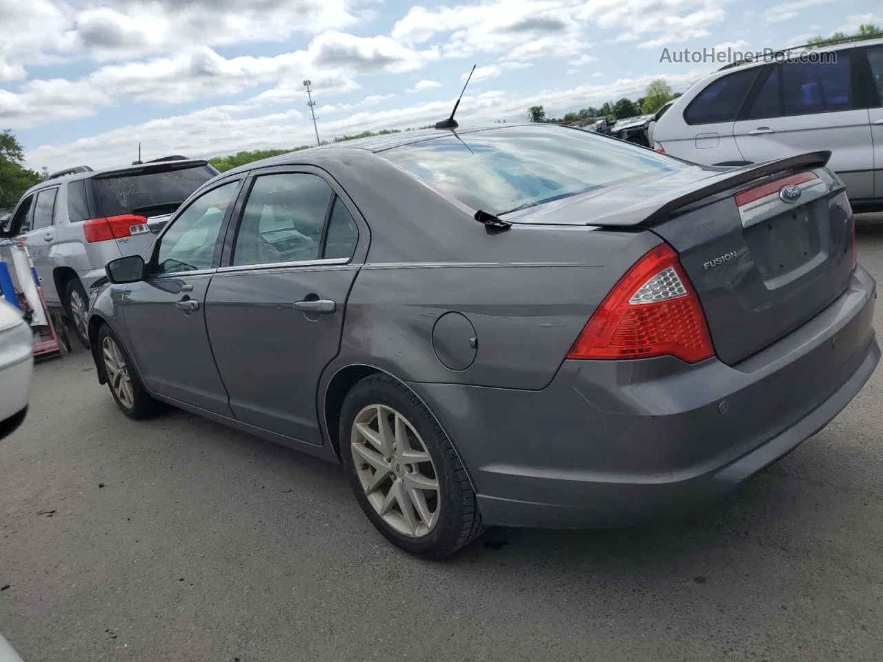 2012 Ford Fusion Sel Серый vin: 3FAHP0JA4CR251152