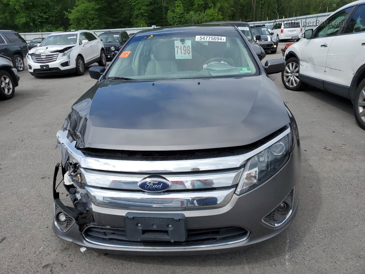 2012 Ford Fusion Sel Gray vin: 3FAHP0JA4CR251152